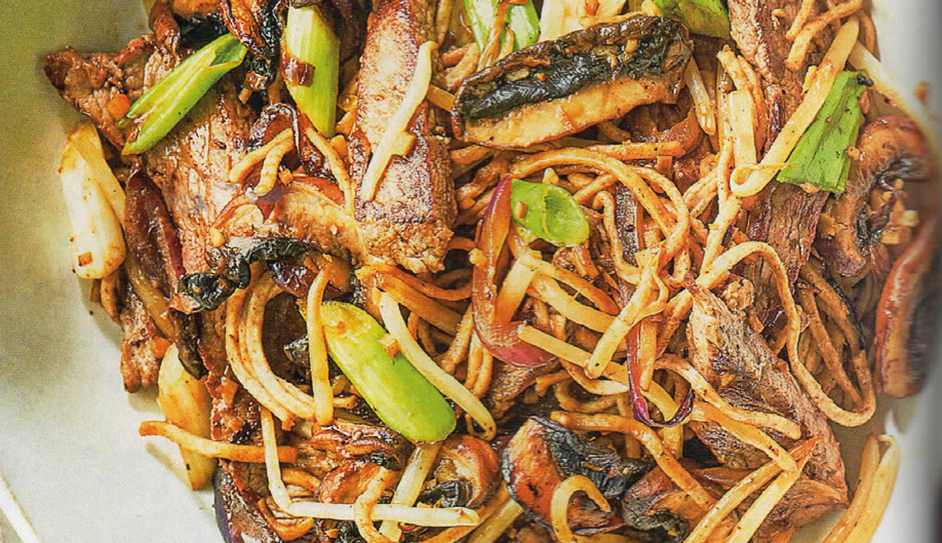 Lower Calorie Beef Chow Mein