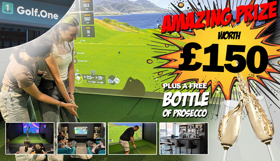 WIN! VIRTUAL GOLF experience worth £150 at GOLF.ONE