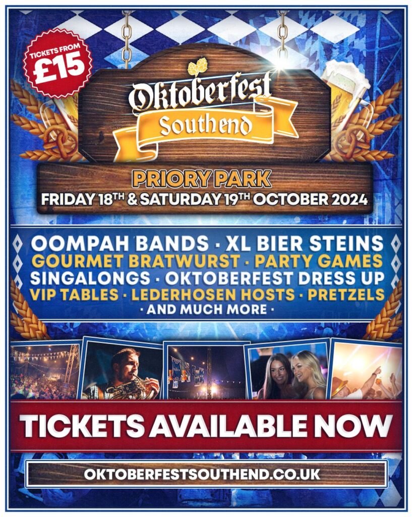 Oktoberfest – Priory Park, Southend 18 – 19th October 2024