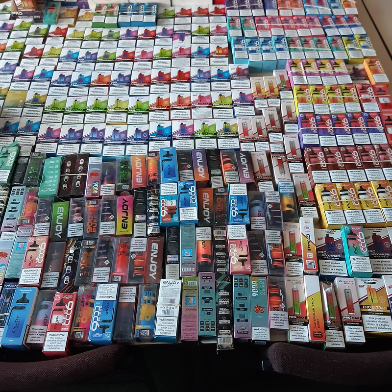 Council’s Trading Standards team seizes illegal cigarettes and vapes