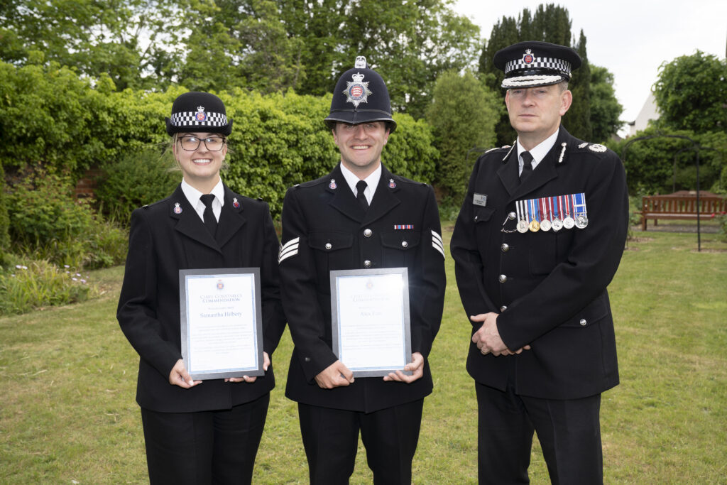 Heroes in the Night: Off-Duty Southend Officers Honoured for Bravery