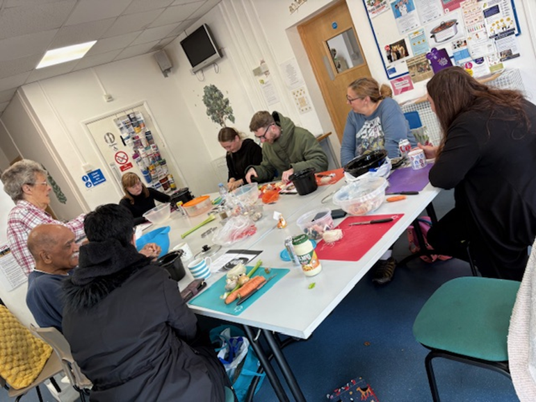 Southend Emergency Fund Awards Nearly £200,000 to Support Life Skills and Food Security St Luke’s Community Hub Tuesday Cooking Group utilising the Life Skills Funding to teach people how to make simple meals using a slow cooker.