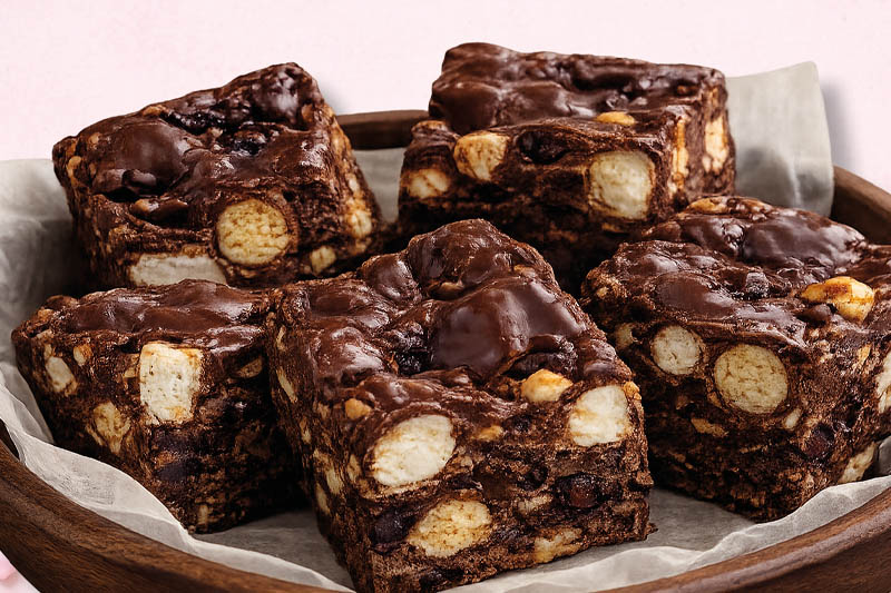 Rocky Road Chocolate Cake