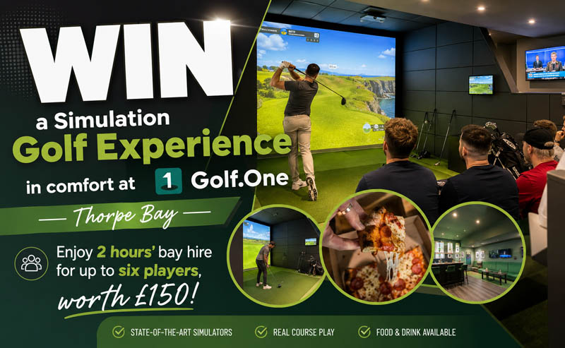 WIN a Simulation Golf Experience at Golf.One Thorpe Bay!